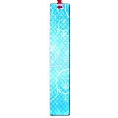Leaf Blue Snow Circle Polka Star Large Book Marks by Mariart