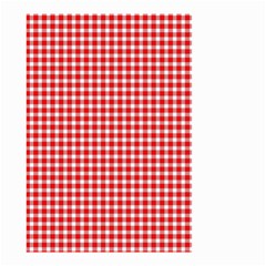 Plaid Red White Line Small Garden Flag (two Sides) by Mariart
