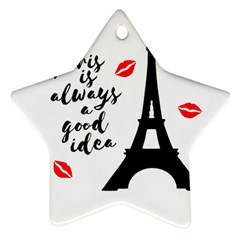 Paris Ornament (star) by Valentinaart