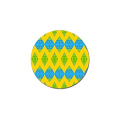 Rhombus Pattern           Golf Ball Marker by LalyLauraFLM