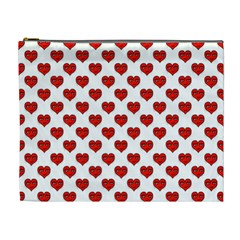 Emoji Heart Shape Drawing Pattern Cosmetic Bag (xl) by dflcprints