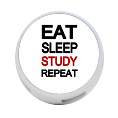 Eat Sleep Study Repeat 4-port Usb Hub (one Side) by Valentinaart