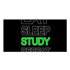 Eat Sleep Study Repeat Satin Shawl by Valentinaart