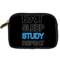Eat Sleep Study Repeat Digital Camera Cases by Valentinaart