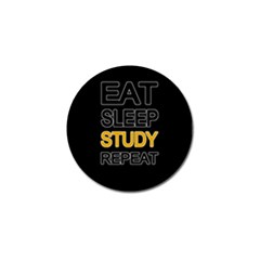 Eat Sleep Study Repeat Golf Ball Marker (10 Pack) by Valentinaart