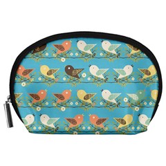 Assorted Birds Pattern Accessory Pouches (large)  by linceazul