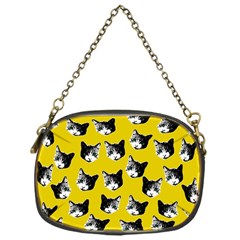 Cat Pattern Chain Purses (one Side)  by Valentinaart