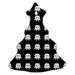 Emoji Baby Vampires Pattern Ornament (christmas Tree)  by dflcprints