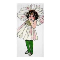 Daisy Vintage Flower Child Cute Funny Floral Little Girl Shower Curtain 36  X 72  (stall)  by yoursparklingshop