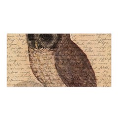 Vintage Owl Satin Wrap by Valentinaart