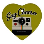 Say Cheese Ornament (Heart)
