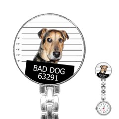 Bad Dog Stainless Steel Nurses Watch by Valentinaart