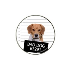 Bad Dog Hat Clip Ball Marker (4 Pack) by Valentinaart