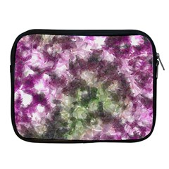 Purple Green Paint Texture    Apple Ipad 2/3/4 Protective Soft Case by LalyLauraFLM