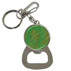 Brown Green Texture             Bottle Opener Key Chain by LalyLauraFLM