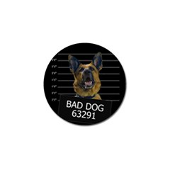 Bad Dog Golf Ball Marker by Valentinaart