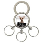 Bad dog 3-Ring Key Chains