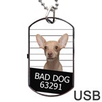 Bad dog Dog Tag USB Flash (One Side)