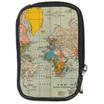 Vintage World Map Compact Camera Cases