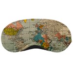 Vintage World Map Sleeping Masks