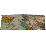 Vintage World Map Body Pillow Case Dakimakura (Two Sides)