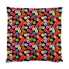 Colorful Yummy Donuts Pattern Standard Cushion Case (two Sides) by EDDArt