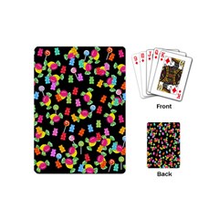 Candy Pattern Playing Cards (mini)  by Valentinaart