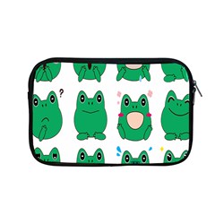 Animals Frog Green Face Mask Smile Cry Cute Apple Macbook Pro 13  Zipper Case by Mariart