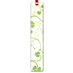 Flower Green Shamrock Large Book Marks by Mariart