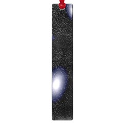 Galaxy Planet Space Star Light Polka Night Large Book Marks by Mariart