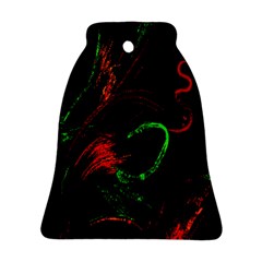 Paint Black Red Green Ornament (bell) by Mariart