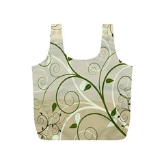 Leaf Sexy Green Gray Full Print Recycle Bags (s)  by Mariart