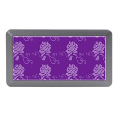 Purple Flower Rose Sunflower Memory Card Reader (mini)
