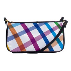 Webbing Line Color Rainbow Shoulder Clutch Bags by Mariart