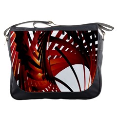 Webbing Red Messenger Bags by Mariart