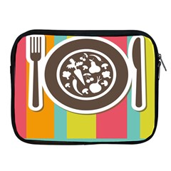 Dinerplate Tablemaner Food Fok Knife Apple Ipad 2/3/4 Zipper Cases by Mariart