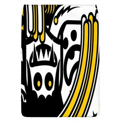 Easter Monster Sinister Happy Magic Rock Mask Face Polka Yellow Flap Covers (l) 