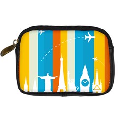 Eiffel Tower Monument Statue Of Liberty Digital Camera Cases