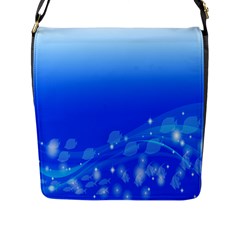 Fish Swim Blue Water Swea Beach Star Wave Chevron Flap Messenger Bag (l)  by Mariart