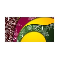 Flower Floral Leaf Star Sunflower Green Red Yellow Brown Sexxy Yoga Headband by Mariart