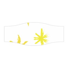 Line Painting Yellow Star Stretchable Headband