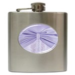 Ribbon Purple Sexy Hip Flask (6 oz)
