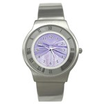 Ribbon Purple Sexy Stainless Steel Watch