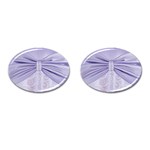 Ribbon Purple Sexy Cufflinks (Oval)