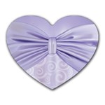 Ribbon Purple Sexy Heart Mousepads