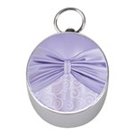 Ribbon Purple Sexy Mini Silver Compasses