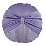 Ribbon Purple Sexy Large 18  Premium Flano Round Cushions