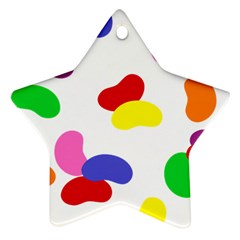 Seed Beans Color Rainbow Ornament (star) by Mariart
