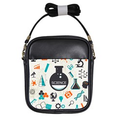 Science Chemistry Physics Girls Sling Bags