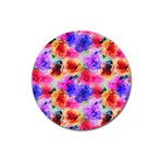 Floral Pattern Background Seamless Magnet 3  (Round)